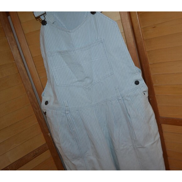 Vintage Overalls Bibbs 1970s San St. Tropez Stripes - Picture 4 of 9